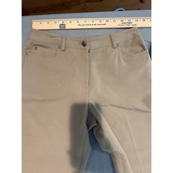 Rafaella Petites Relaxed Fit Khaki Pants Women's Size 6P - Picture 8 of 9